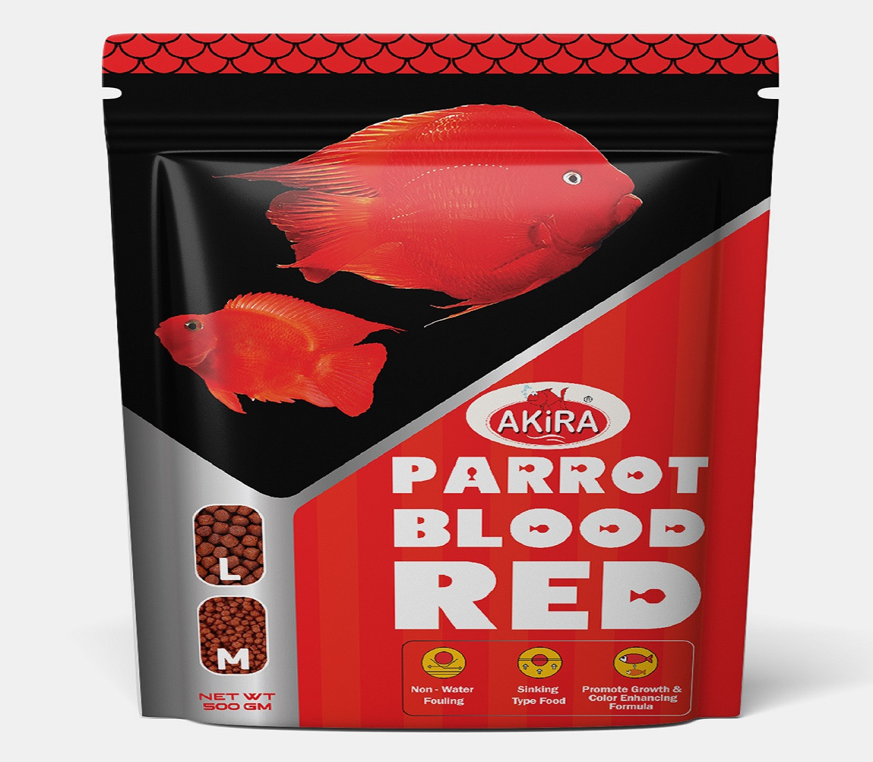 AKIRA PARROT BLOOD RED  Pouch